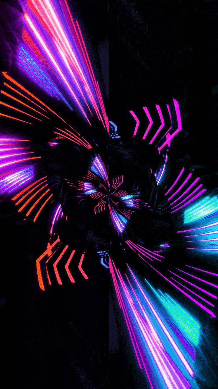 Interactive Led Kaleidoscope Wallpaper