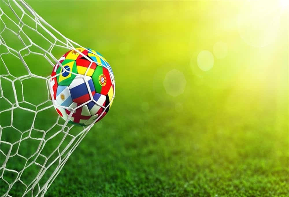 International Soccer Ball Goal Net.jpg Wallpaper