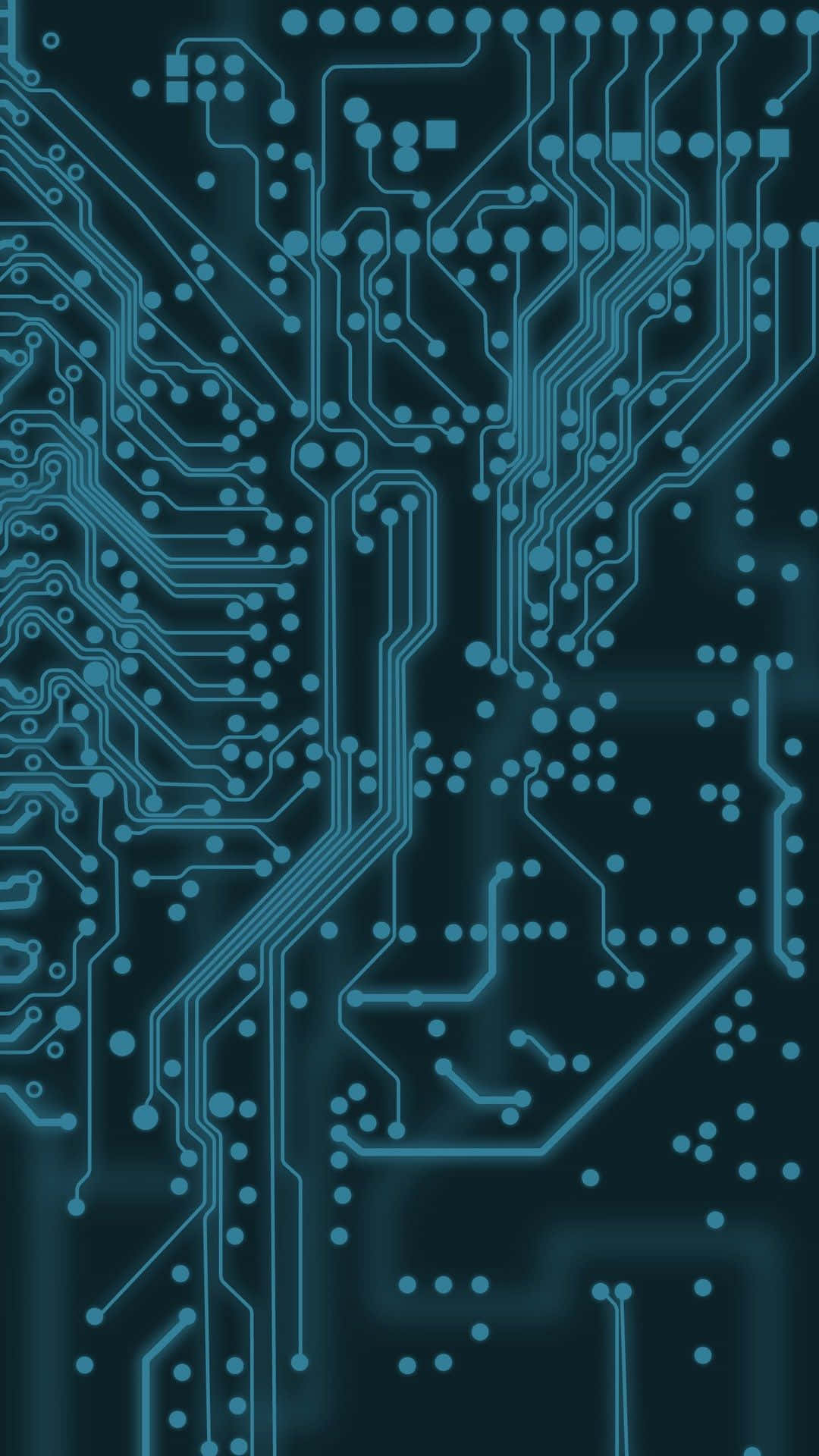 Intricate Iphone Circuit Design Wallpaper