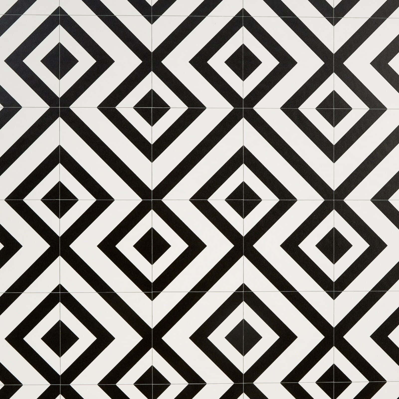 Intriguing Black And White Geometric Wallpaper Wallpaper