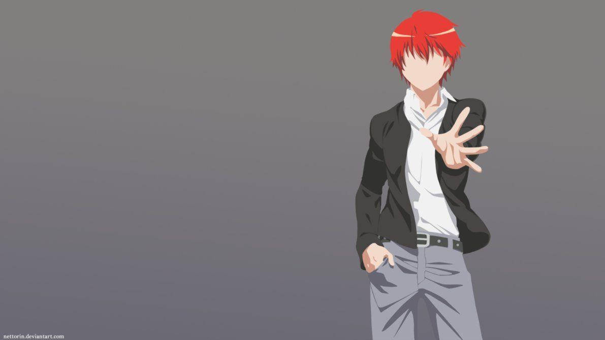 Intriguing Faceless Art Of Karma Akabane Wallpaper