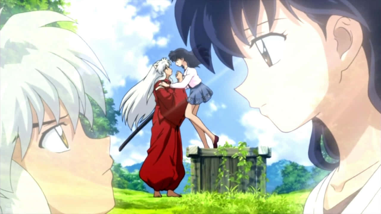 Inuyasha And Kagome 1280 X 720 Wallpaper Wallpaper