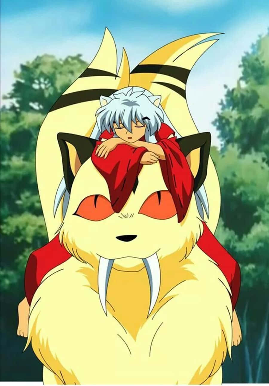 Inuyasha And Kirara Adventure Wallpaper