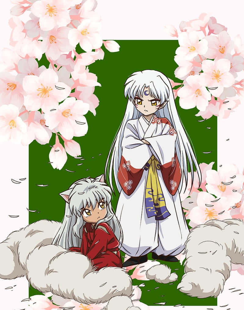 Inuyasha And Sesshomaru, Brothers In Arms Wallpaper