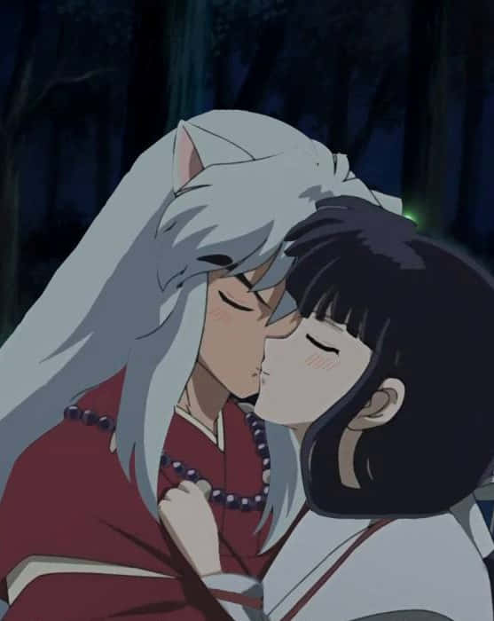 Inuyasha And Sesshomaru Locked In Battle Wallpaper