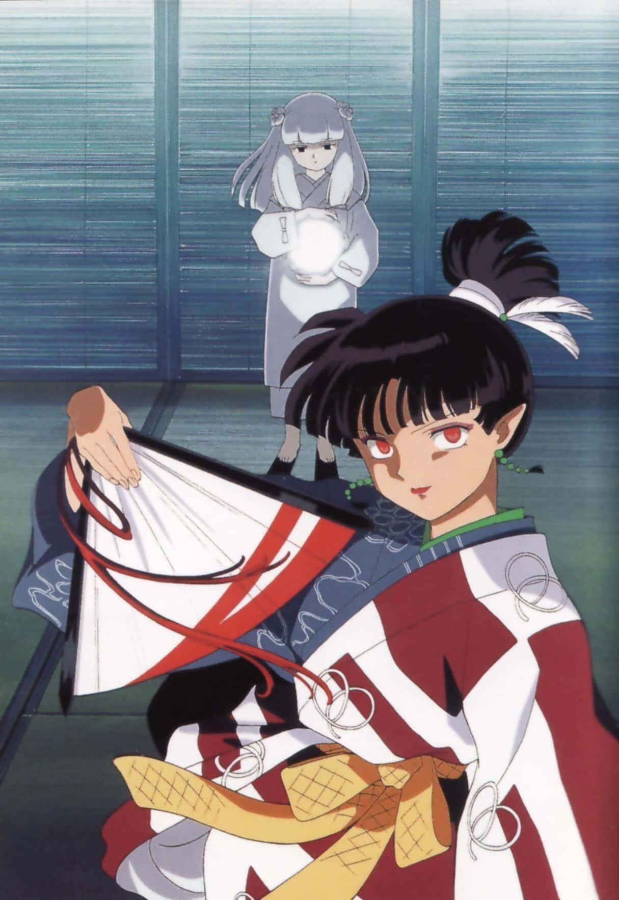 Inuyasha Kagura Battle Scene Wallpaper