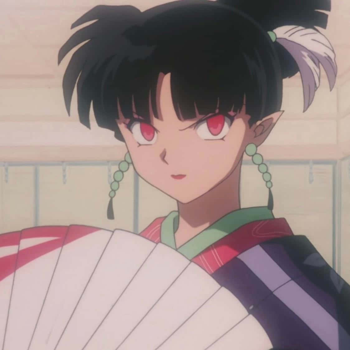 Inuyasha Kagura - The Dance Of The Wind Wallpaper