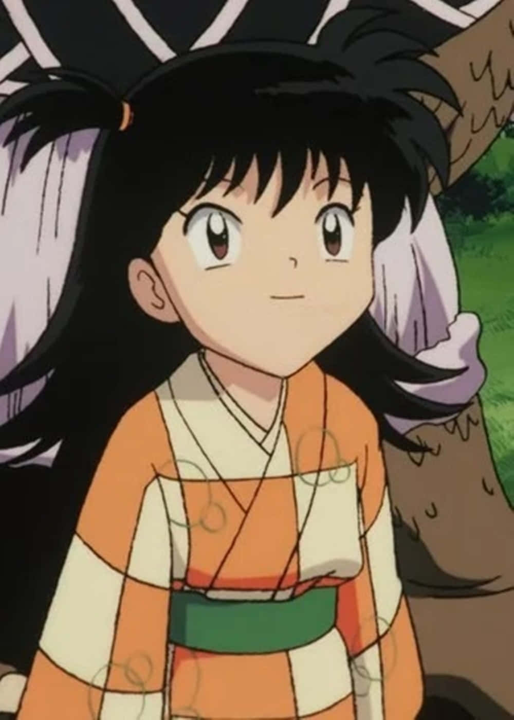 Inuyasha: Rin Smiling Brightly Wallpaper