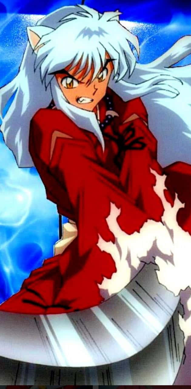 Inuyasha With Tessaiga Sword Phone Wallpaper