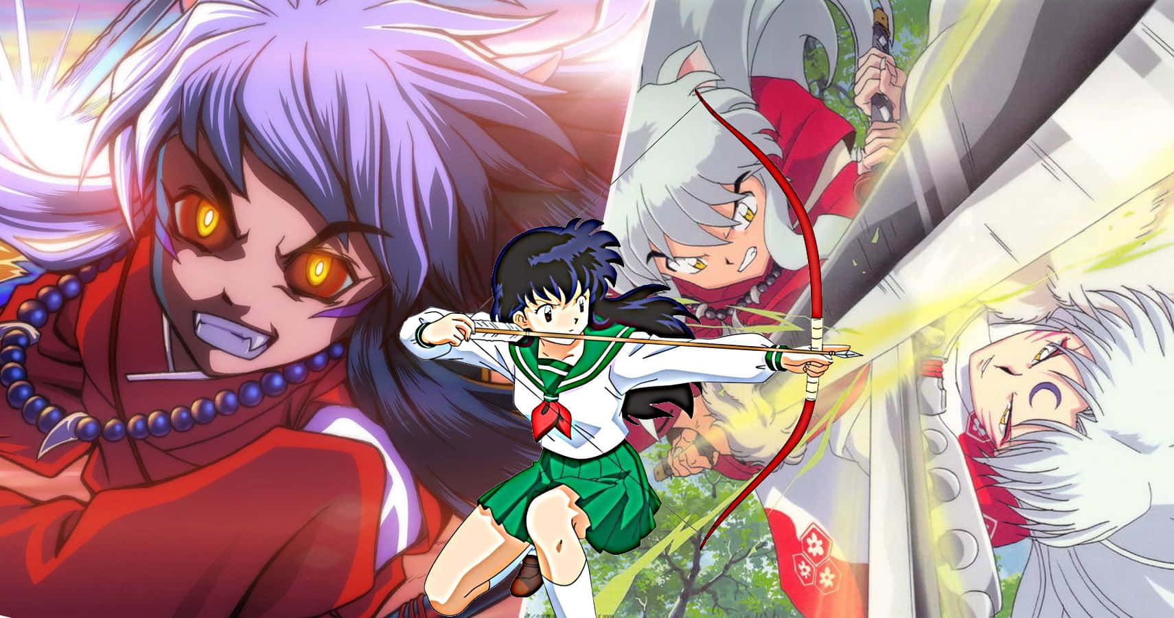 Inuyasha Yokai In Battle Wallpaper