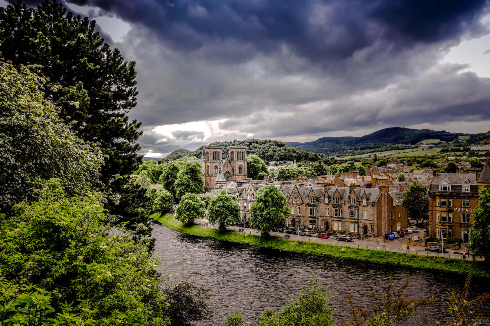 Inverness River Nessand Architecture Wallpaper