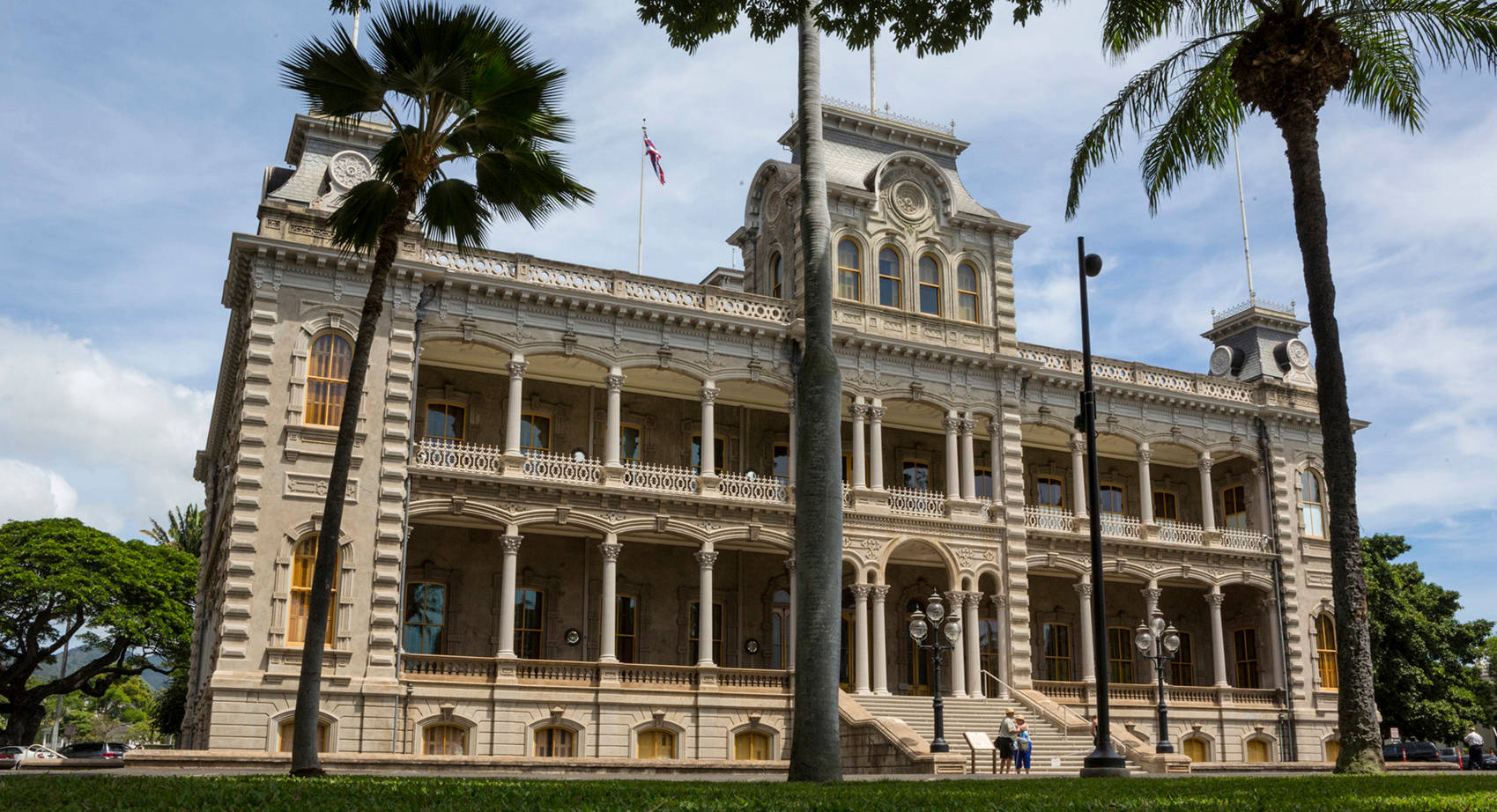 Iolani Palace In Hawaii Wallpaper