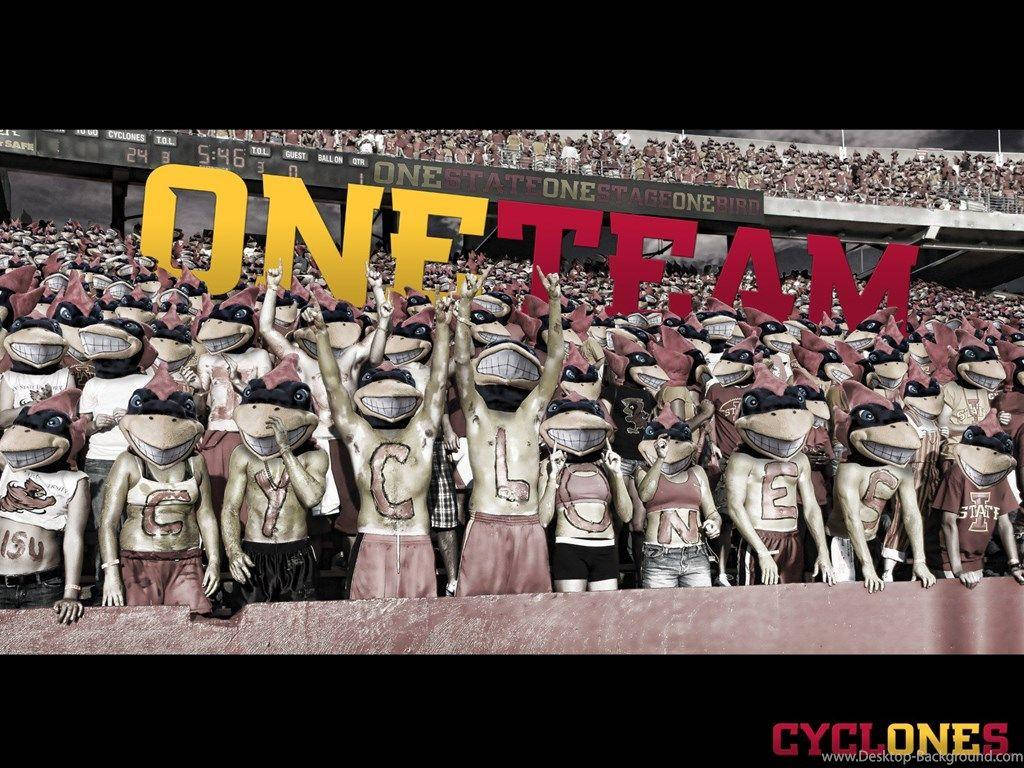 Iowa State University Masked Audience Wallpaper