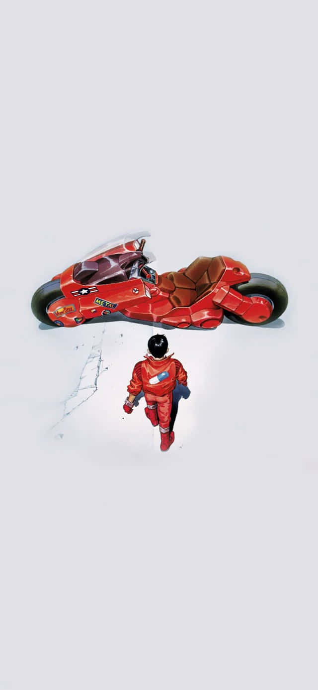 Iphone 12 Anime Akira Motorbike Wallpaper