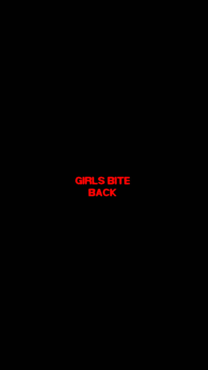 Iphone Baddie Girl's Bite Back Wallpaper