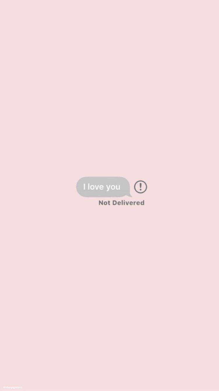 Iphone Pink Aesthetic Unsent Wallpaper