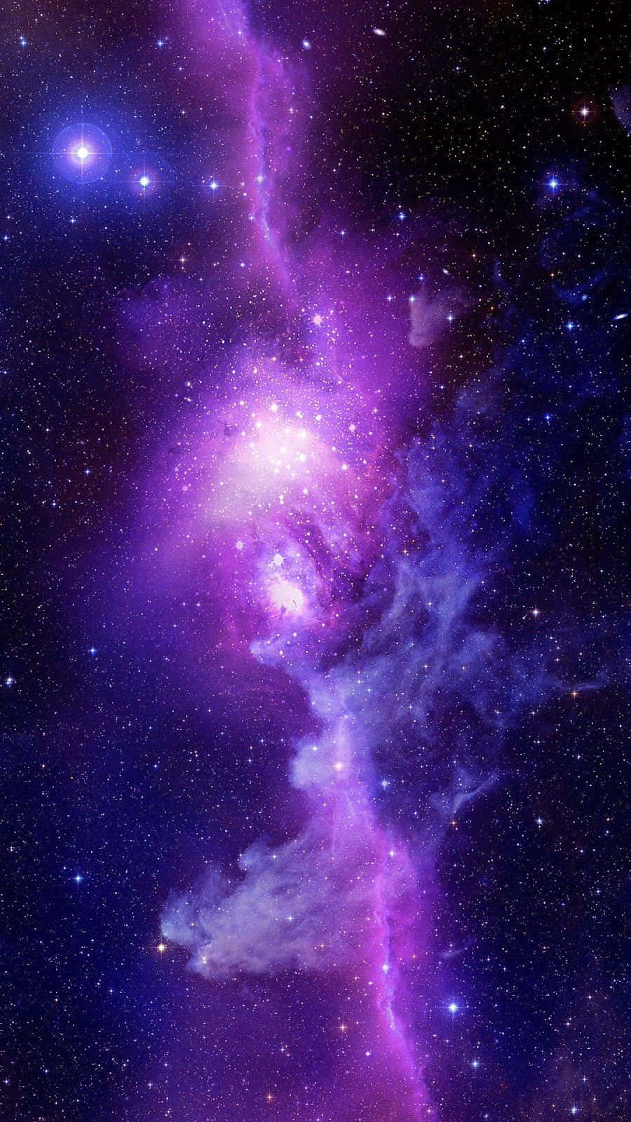 Iphone Purple Space Galaxy Wallpaper