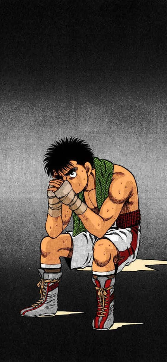 Ippo Makunouchi Reflective Moment Wallpaper