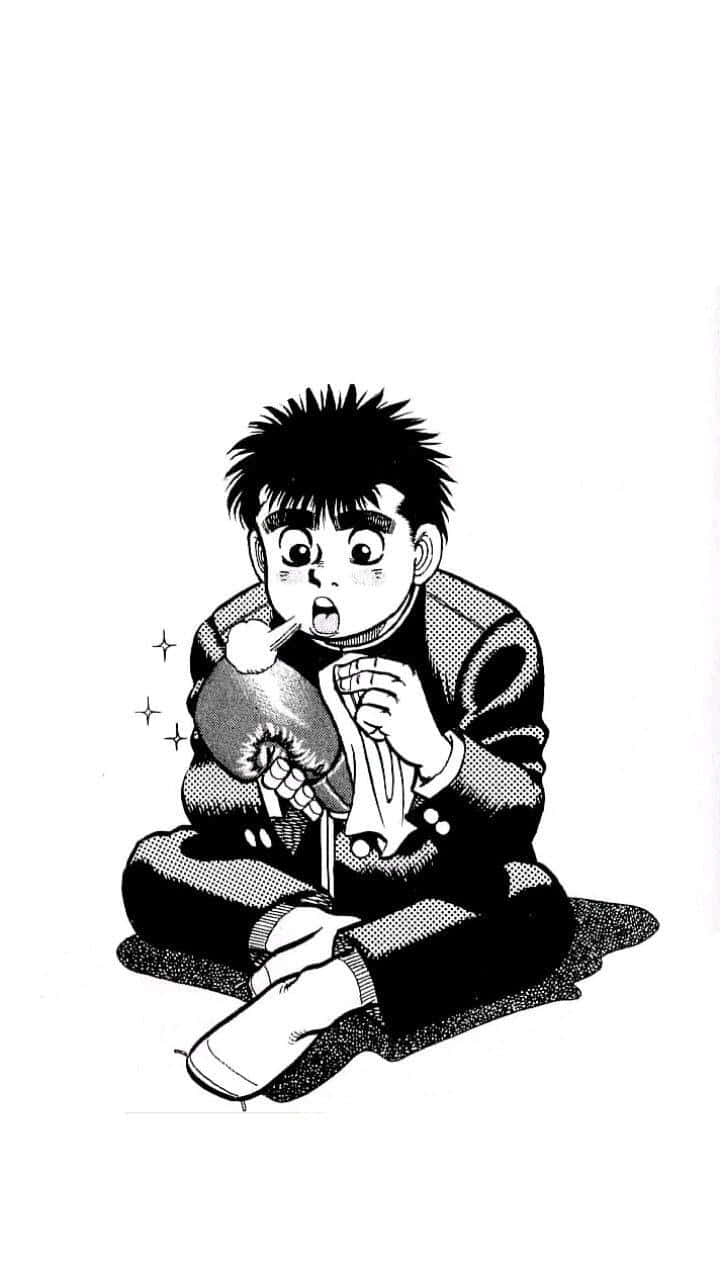 Ippo Makunouchi Surprised Expression Wallpaper