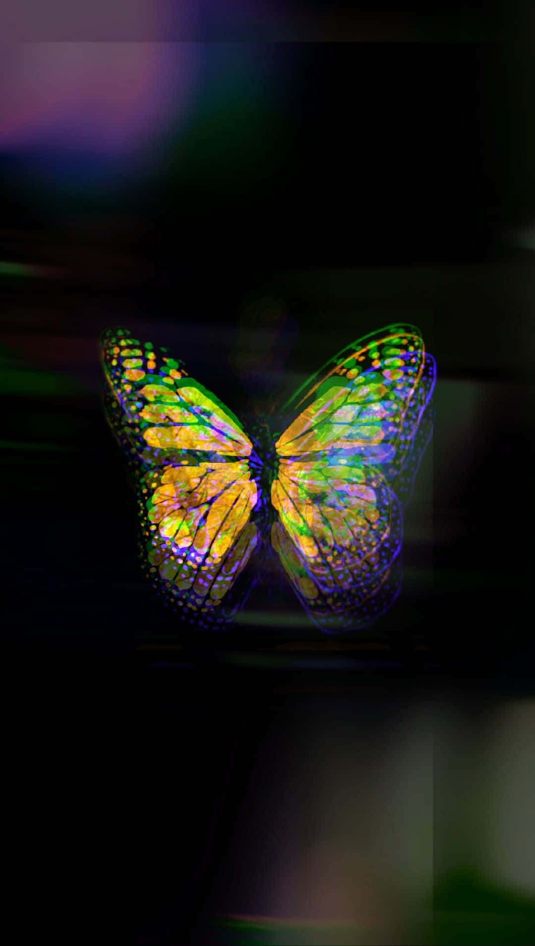 Iridescent Butterfly Effect Wallpaper