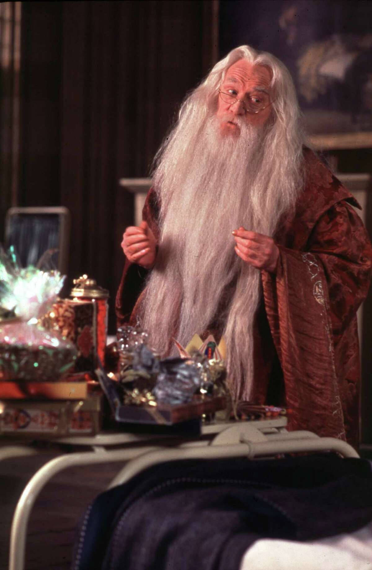 Irish Actor Richard Harris In A Harry Potter Movie Still Wallpaper