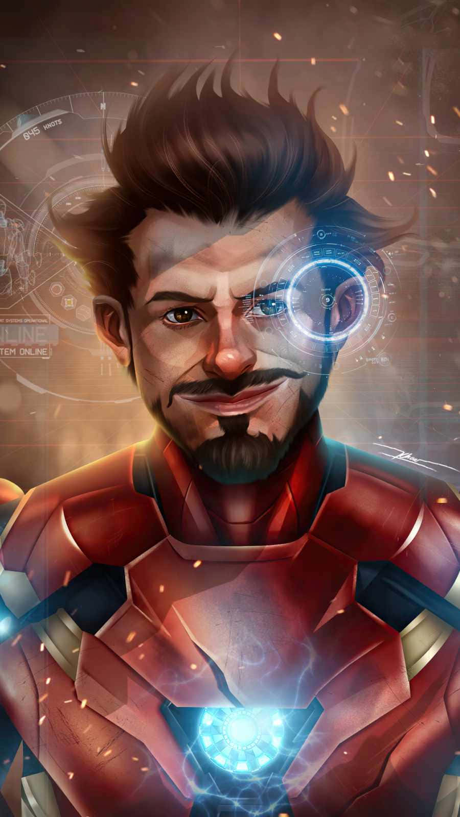 -iron Man Art: Designed To Last Wallpaper