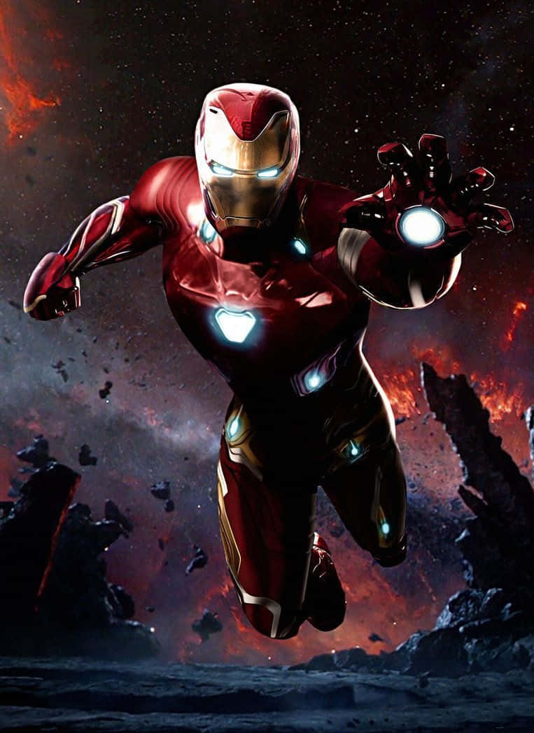 Iron Man, Caring And Courageous Superhero Wallpaper