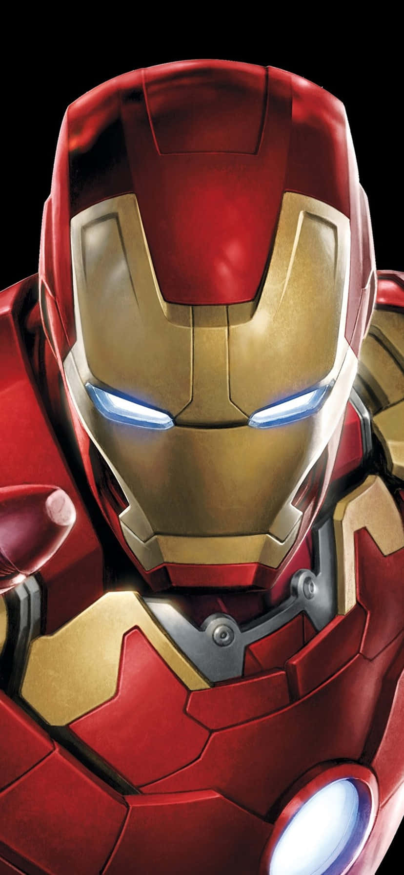 Iron Man From The Comic Iphone X Wallpaper