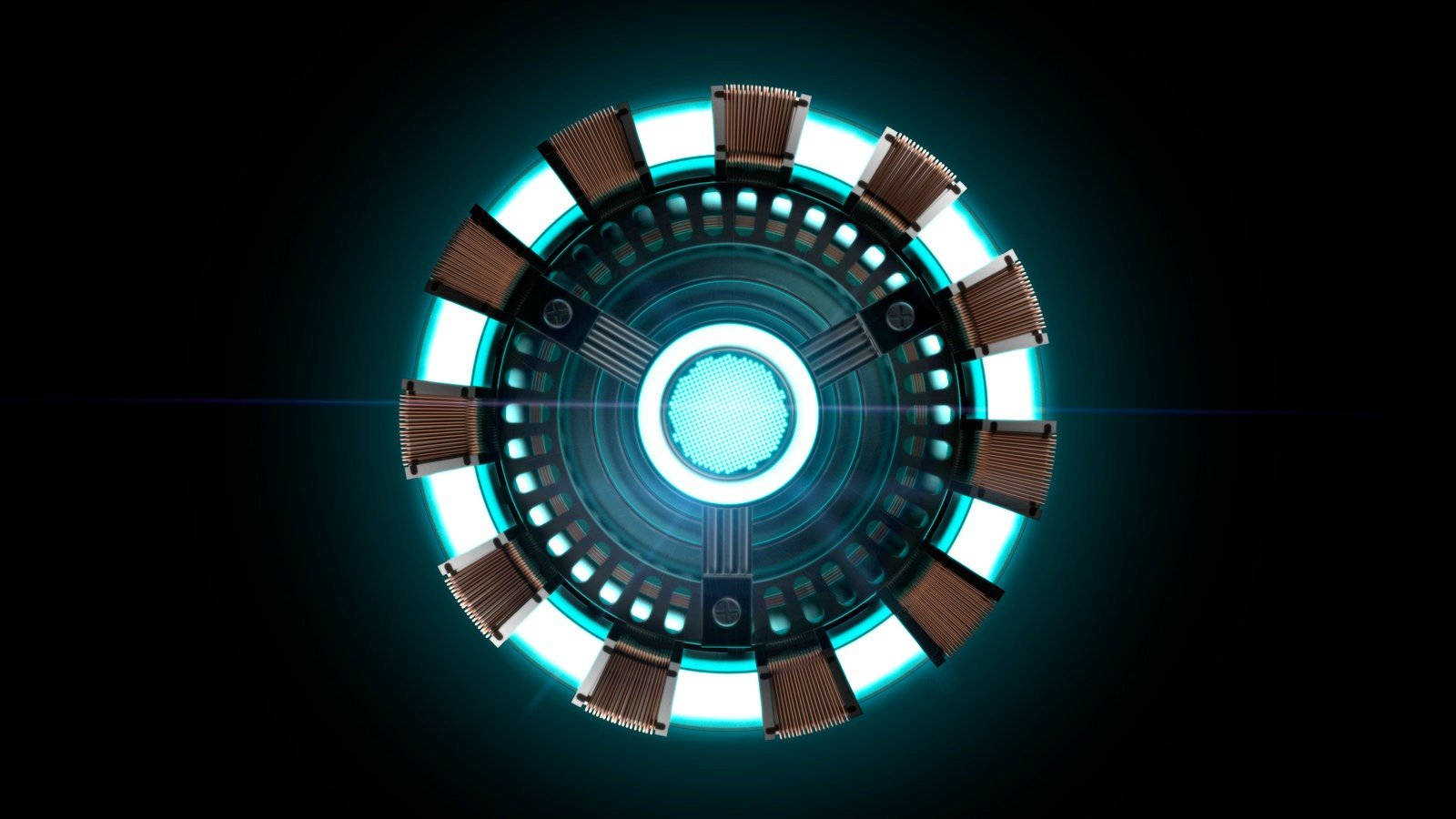 Iron Man Logo Arc Reactor Wallpaper