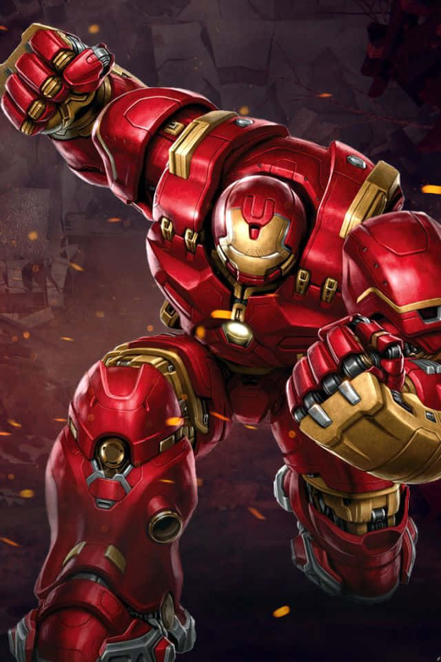 Iron Man Power Punch Wallpaper