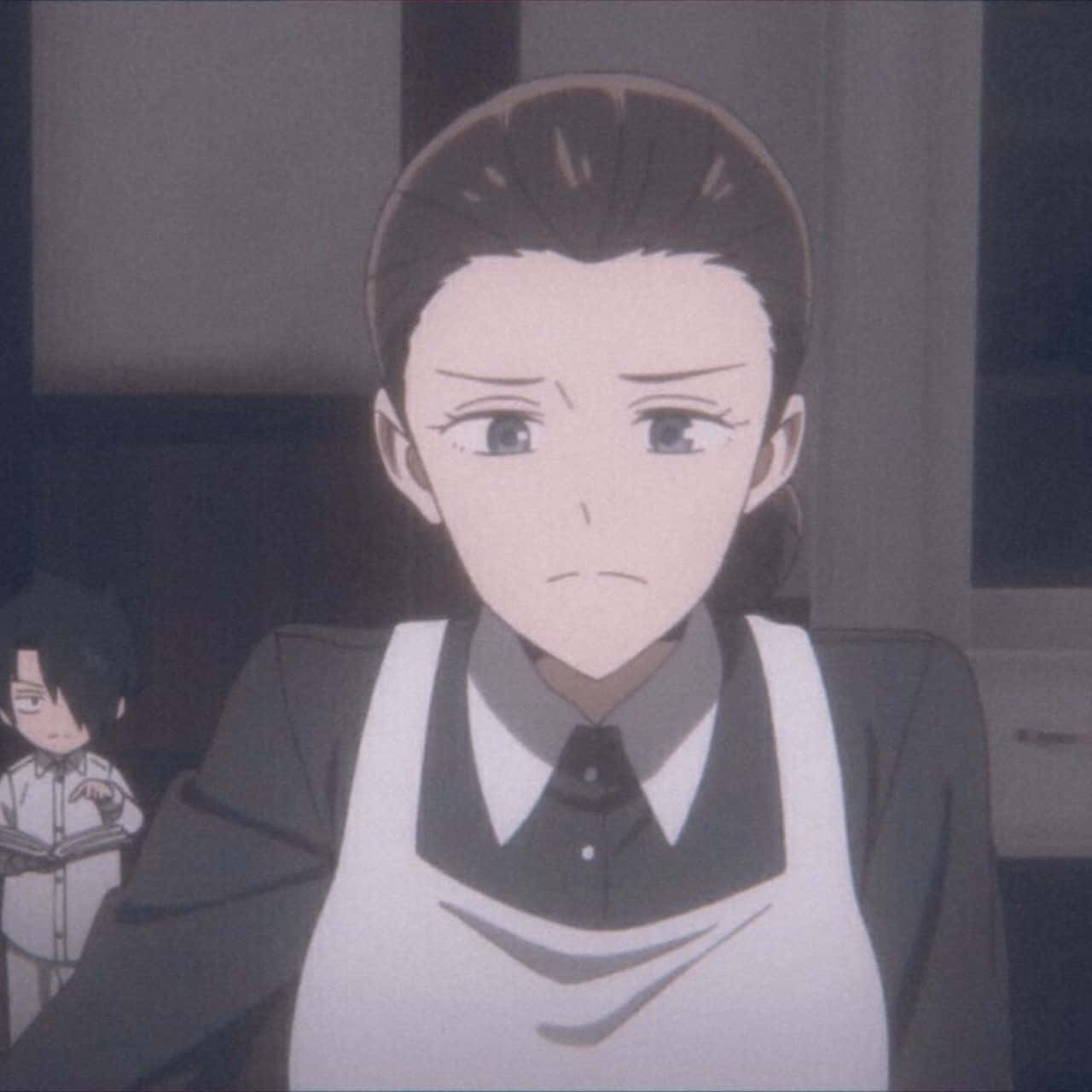 Isabella, The Enigmatic Caretaker From The Promised Neverland Wallpaper