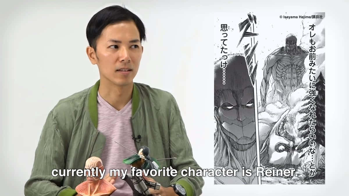 Isayama Hajime, Author Of The Smash-hit Series Attack On Titan Wallpaper