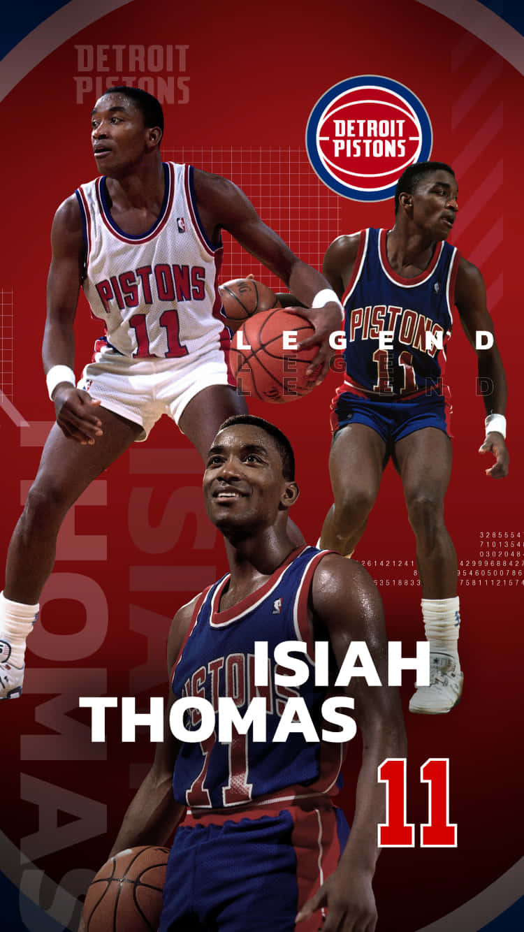 Isiah Thomas, Champion Of American Professional Basketball Wallpaper