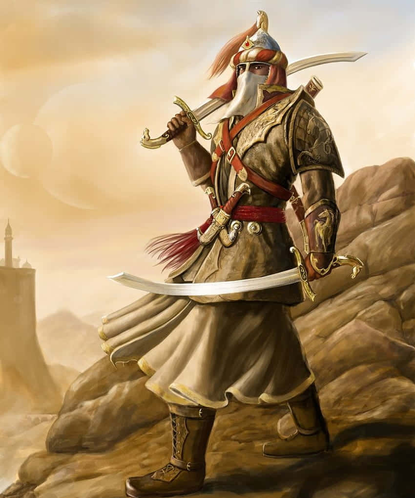 Islamic_ Warrior_ Artwork Wallpaper