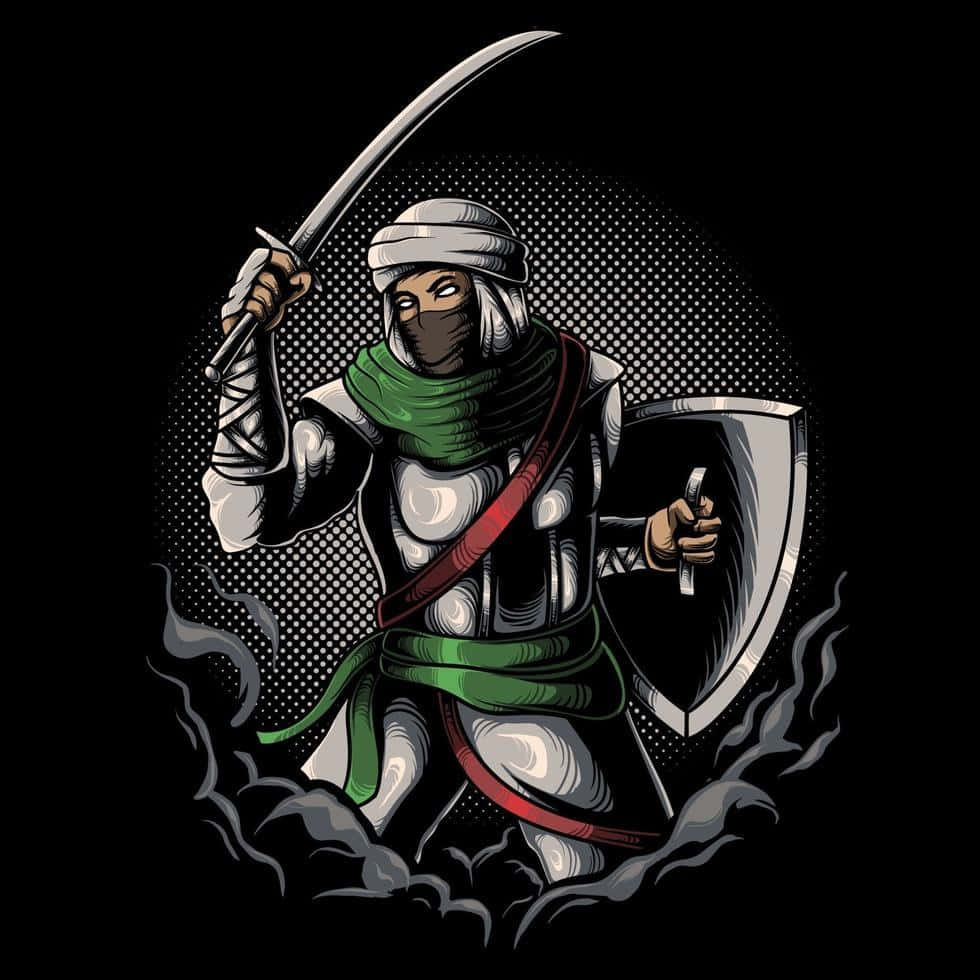 Islamic Warrior Artwork Wallpaper