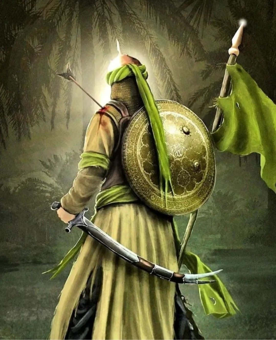 Islamic Warriorin Armor Wallpaper