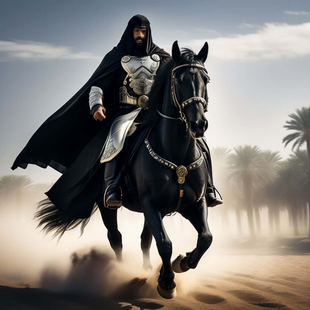 Islamic Warrioron Horseback Wallpaper