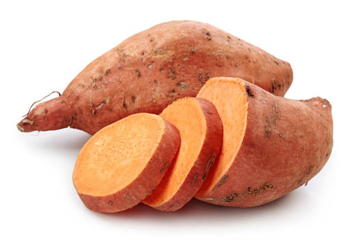 Isolated Sweet Potato Wallpaper