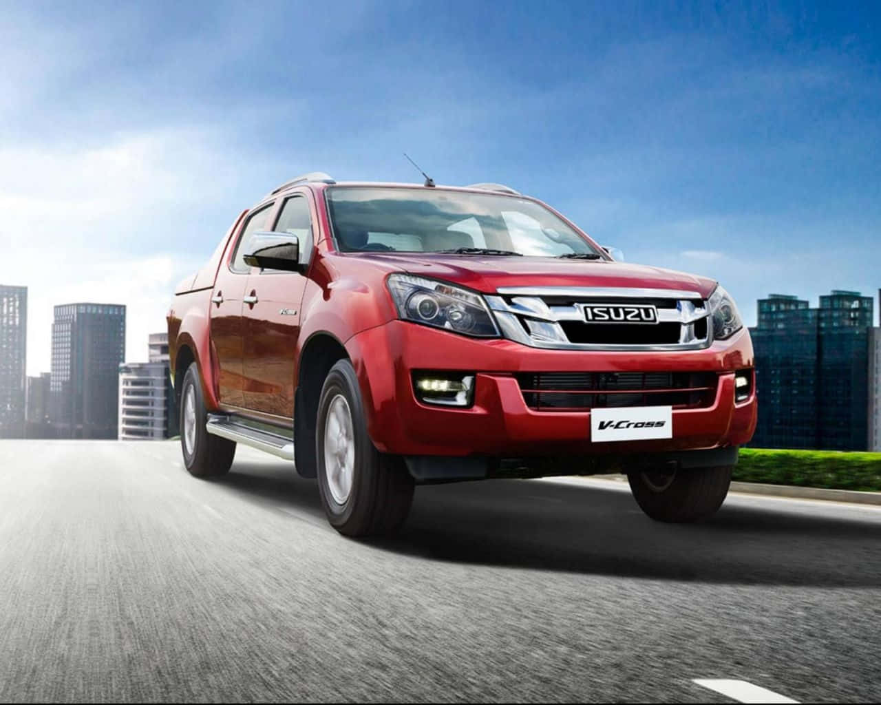 Isuzu Advanced Off-road Vehicle On A Rugged Terrain Wallpaper