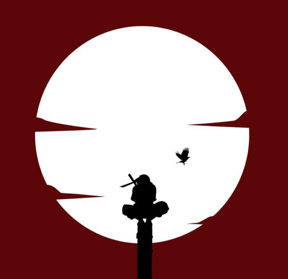 Itachi Silhouette Moon Wallpaper