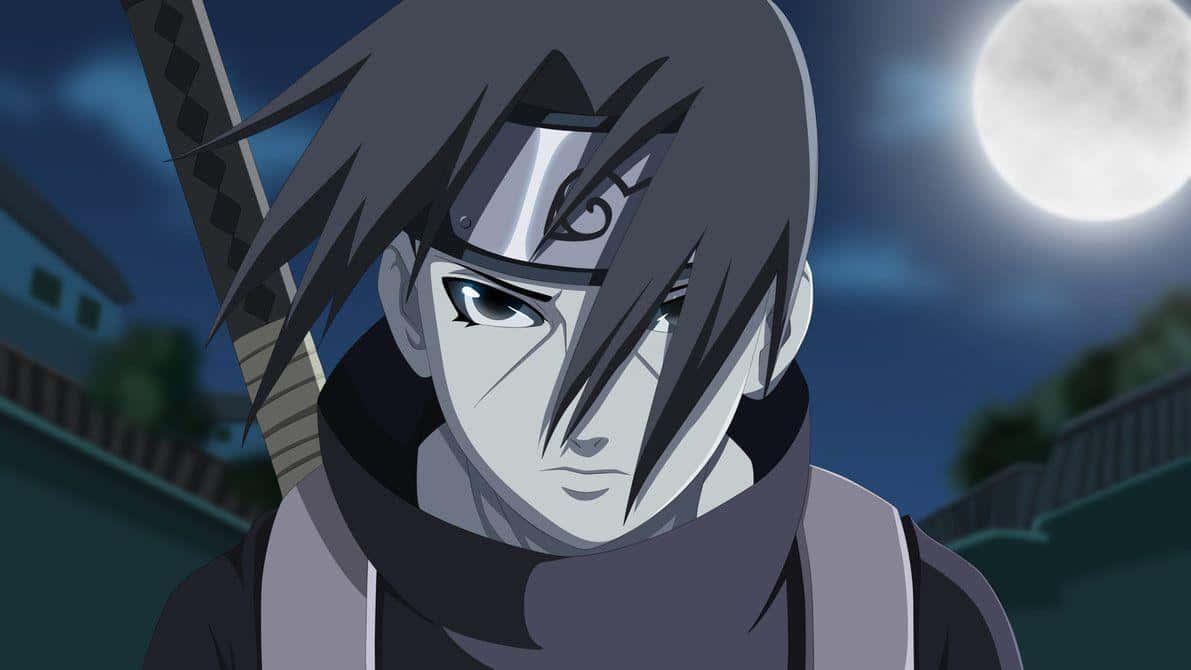 Itachi Uchiha's Razor-sharp Gaze. Wallpaper