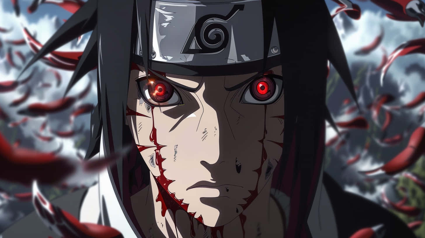 Itachi Uchiha Sharingan Intensity Wallpaper