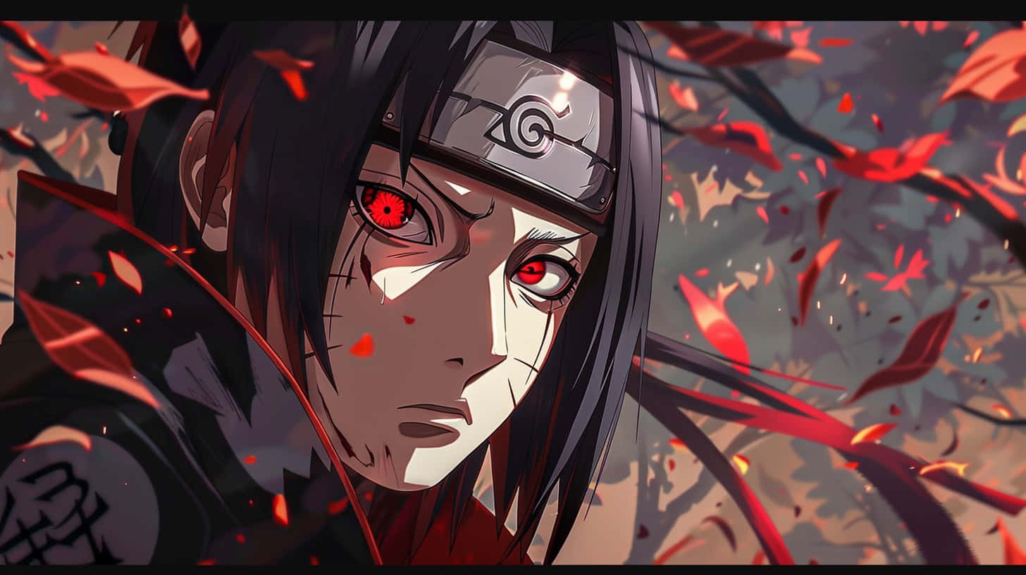 Itachi Uchiha Sharingan Intensity Wallpaper