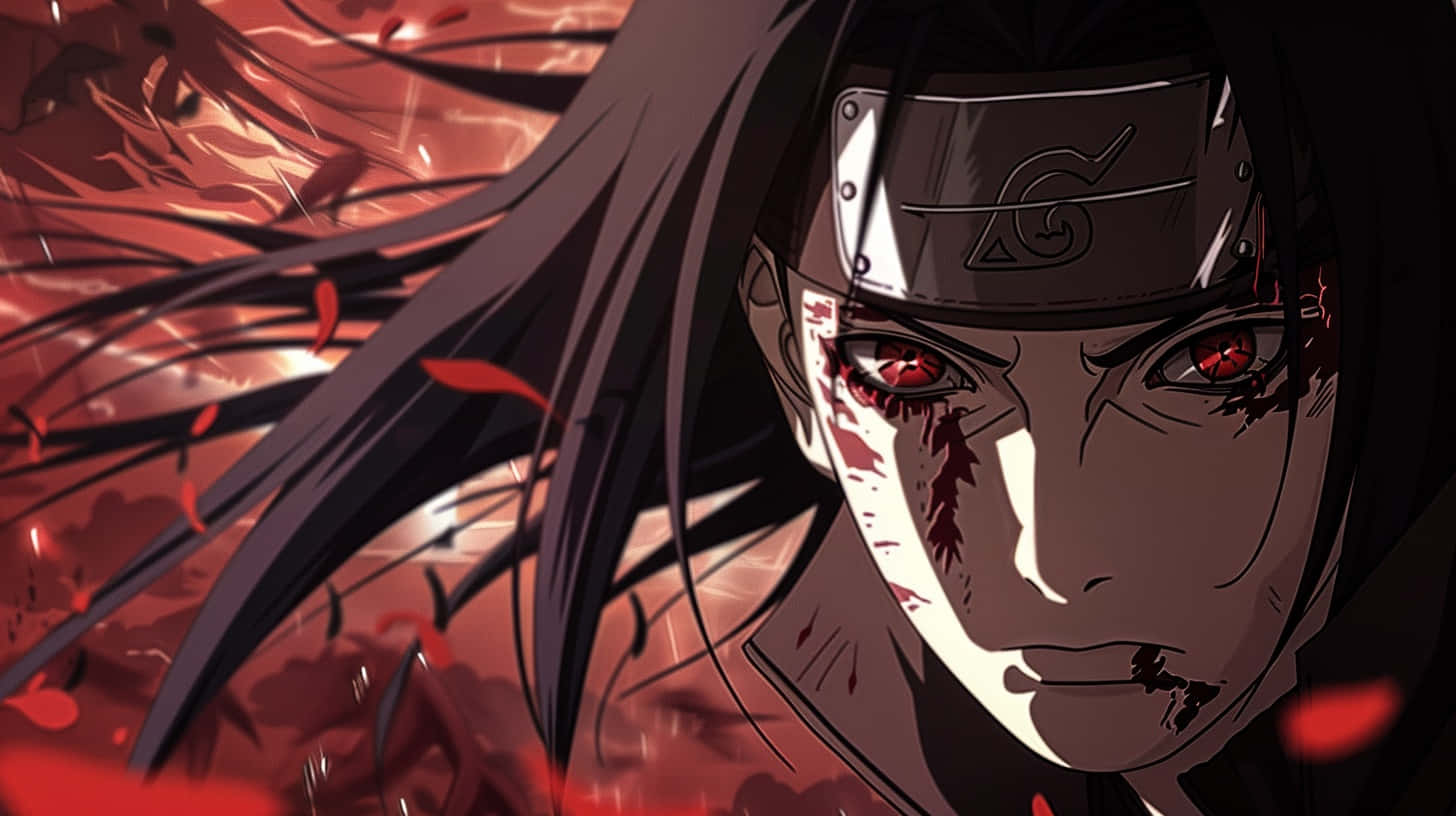 Itachi_ Uchiha_ Sharingan_ Intensity Wallpaper