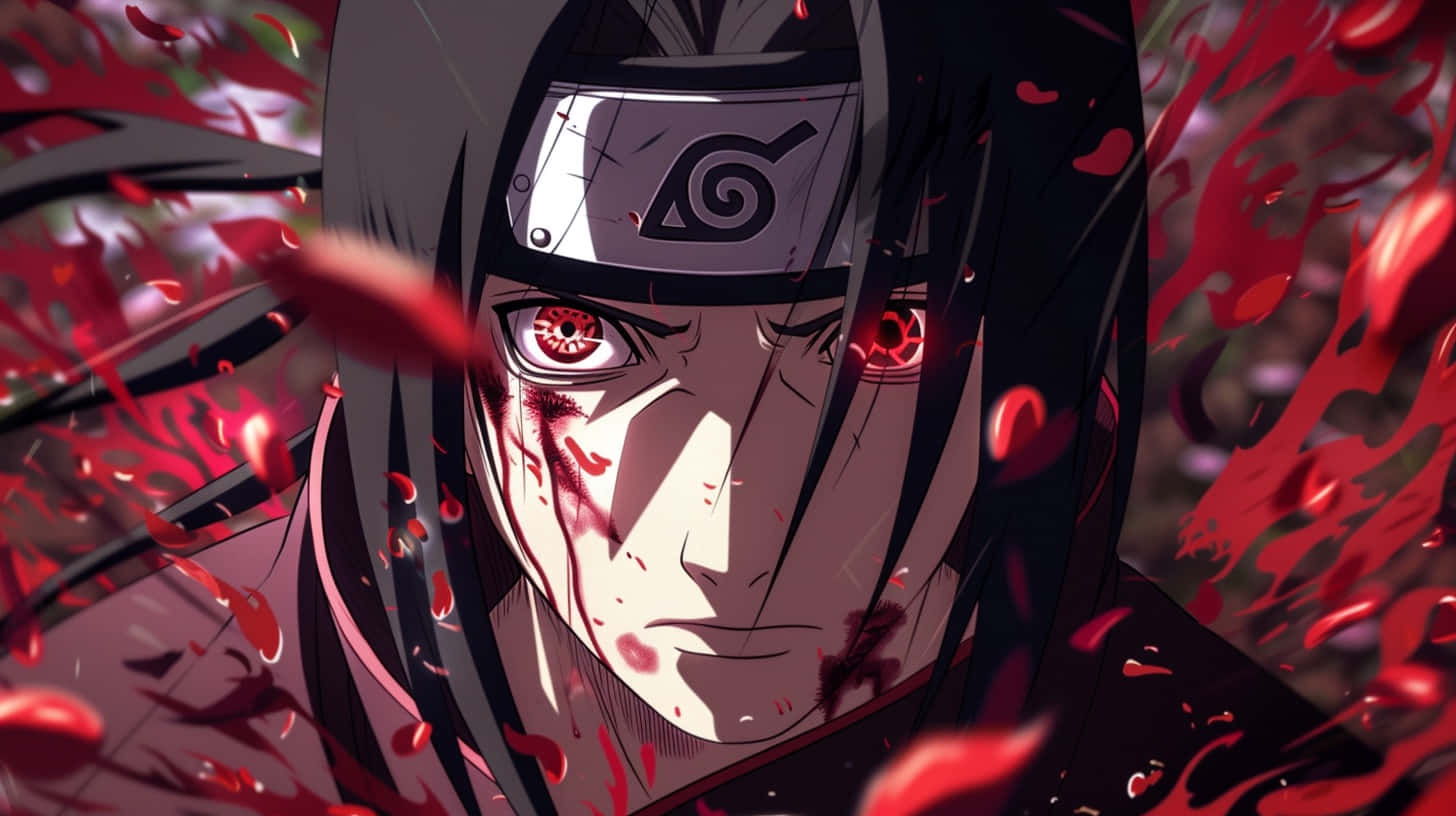 Itachi Uchiha Sharingan Intensity Wallpaper