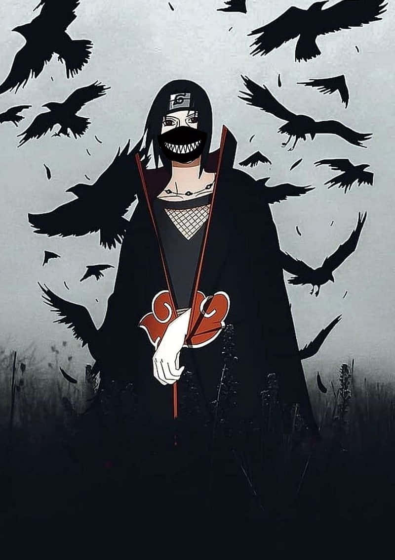 Itachi With A Trash Gang Mask Wallpaper