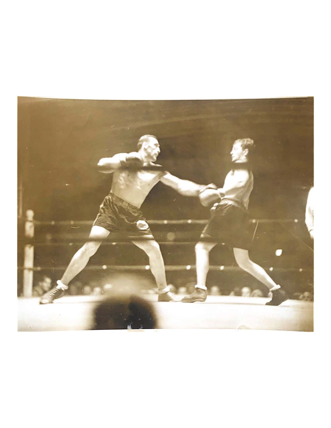 Italian Boxer Primo Carnera Against Stanley Poreda Wallpaper