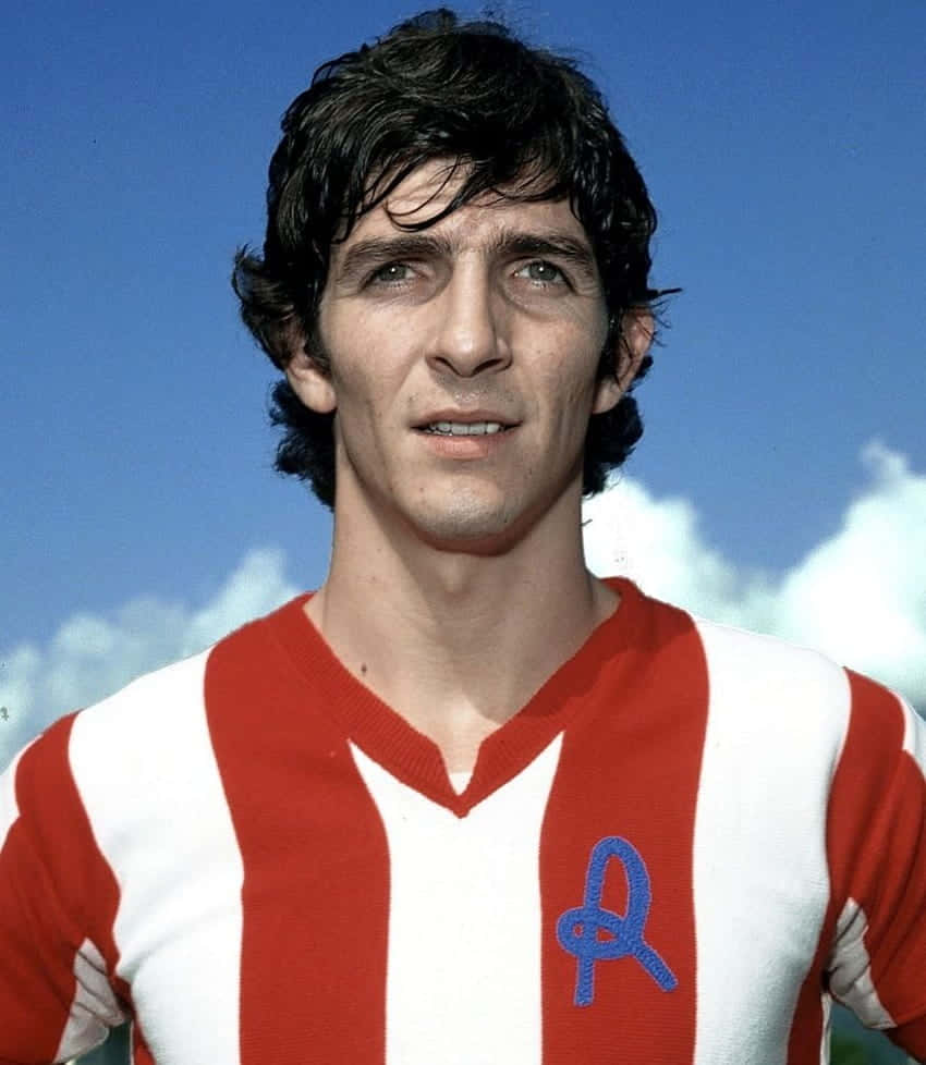 Italian Football Legend Paolo Rossi In Action Wallpaper