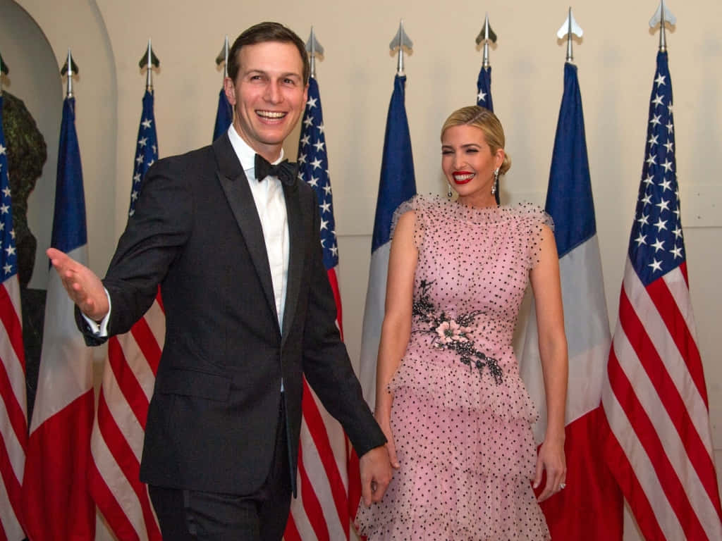 Ivana Trump Arriving At State Dinner Wallpaper