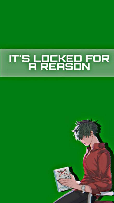 Izuku In Green My Hero Academia Phone Wallpaper